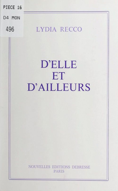 ebook cover of D'elle et d'ailleurs, by Lydia Recco