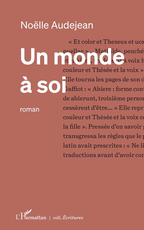 Couverture ebook de Un monde à soi, de Noëlle Audejean