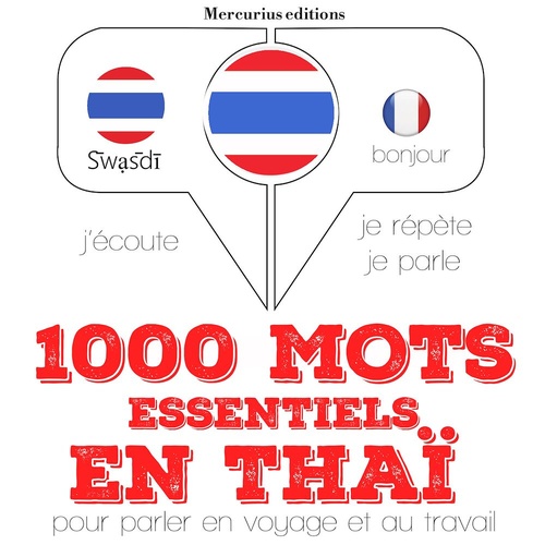 Couverture audiobook de 1000 mots essentiels en thaï, de Jm Gardner