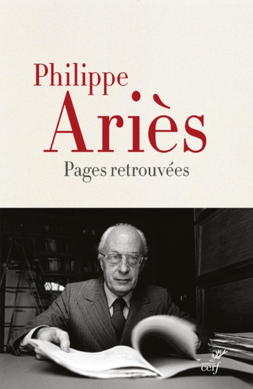 Couverture ebook de PAGES RETROUVEES, de Philippe Ariès