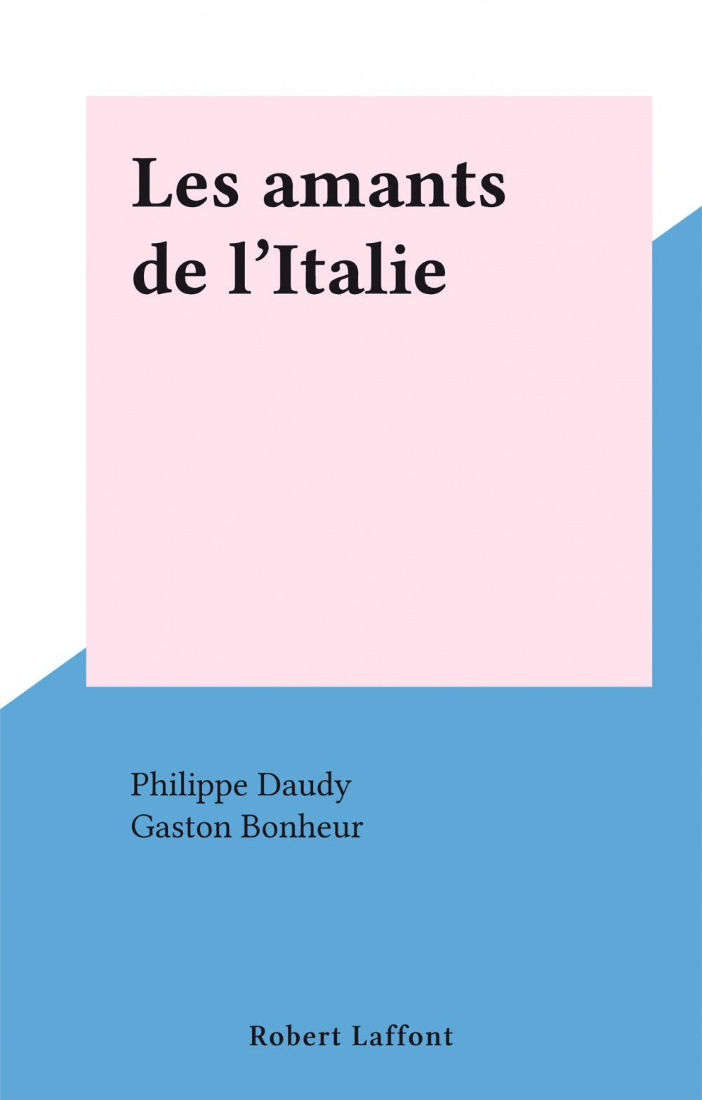 Couverture ebook de Les amants de l'Italie, de Philippe Daudy