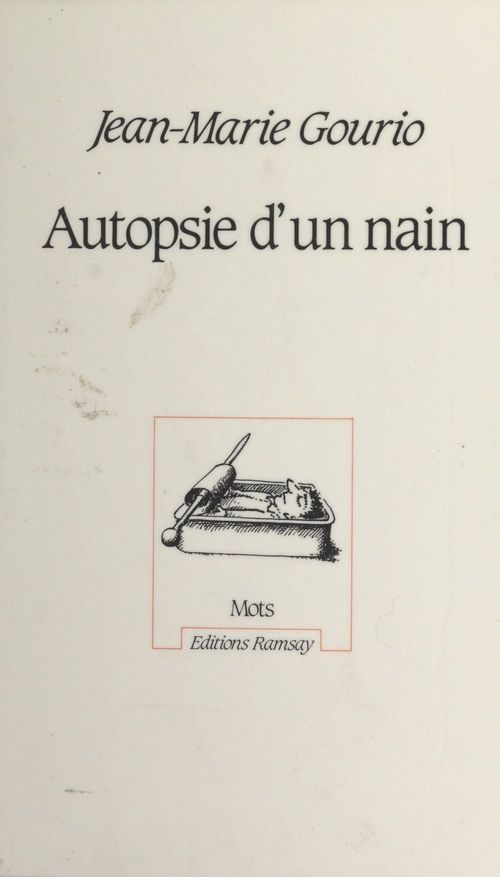 Couverture ebook de Autopsie d'un nain, de Jean-Marie Gourio