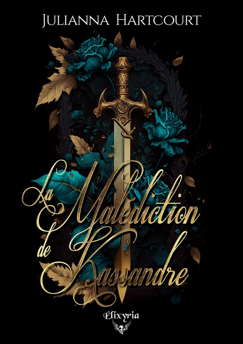 Couverture ebook de La malédiction de Kassandre, de Julianna Hartcourt