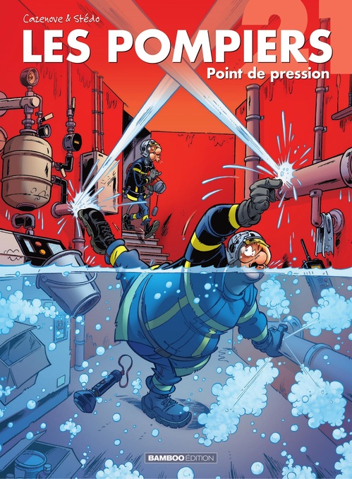 Couverture ebook de Les Pompiers - Tome 21, de Christophe Cazenove, Stédo