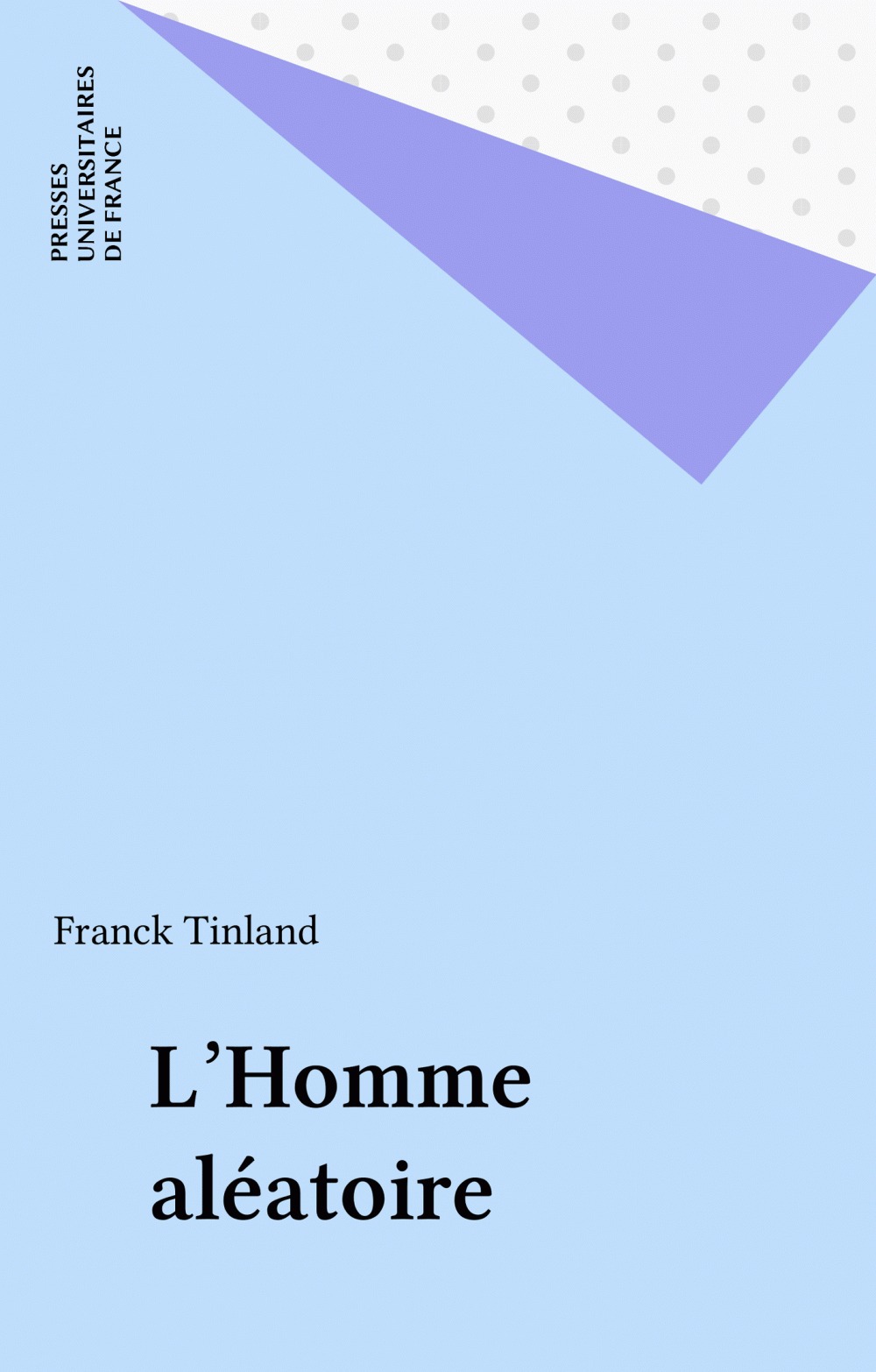 ebook cover of L'Homme aléatoire, by Franck Tinland