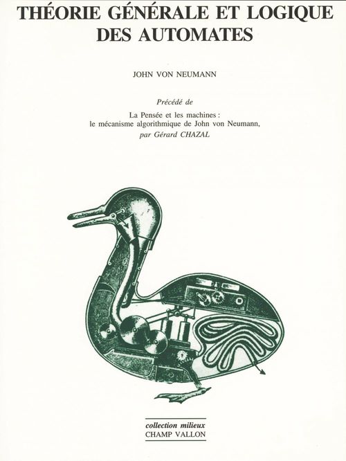 ebook cover of Théorie générale et logique des automates, by Gérard Chazal, John Von neumann