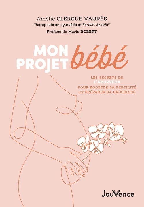 Couverture ebook de Mon projet bébé, de Amélie Clergue Vaurès