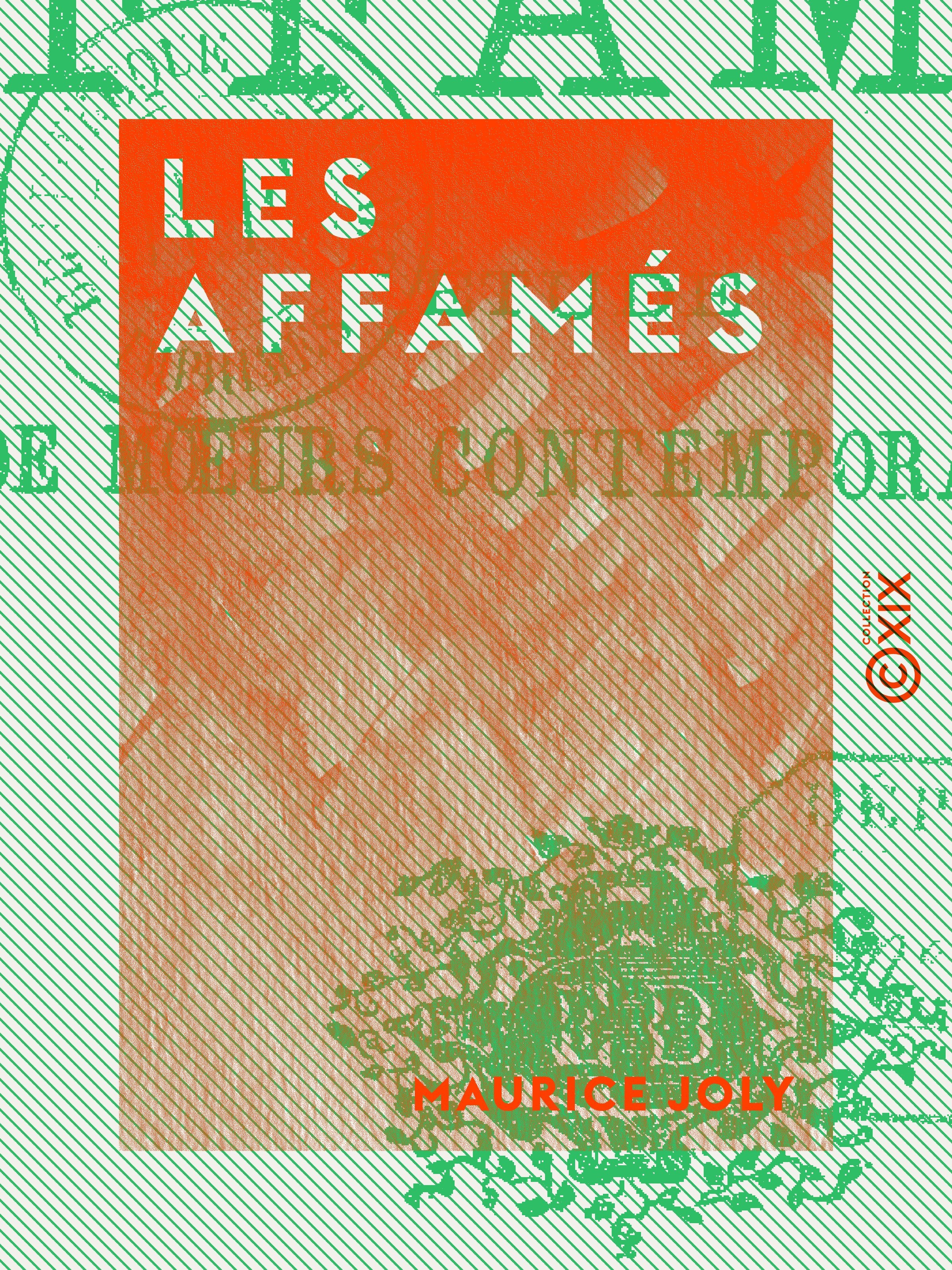 Couverture ebook de Les Affamés, de Maurice Joly