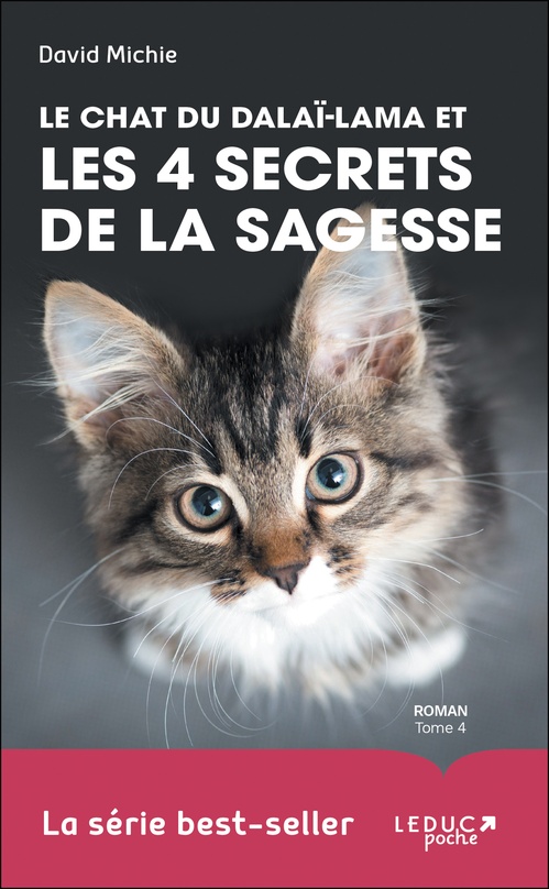 Couverture ebook de Le chat du Dalaï-Lama et les 4 secrets de la sagesse, de David Michie