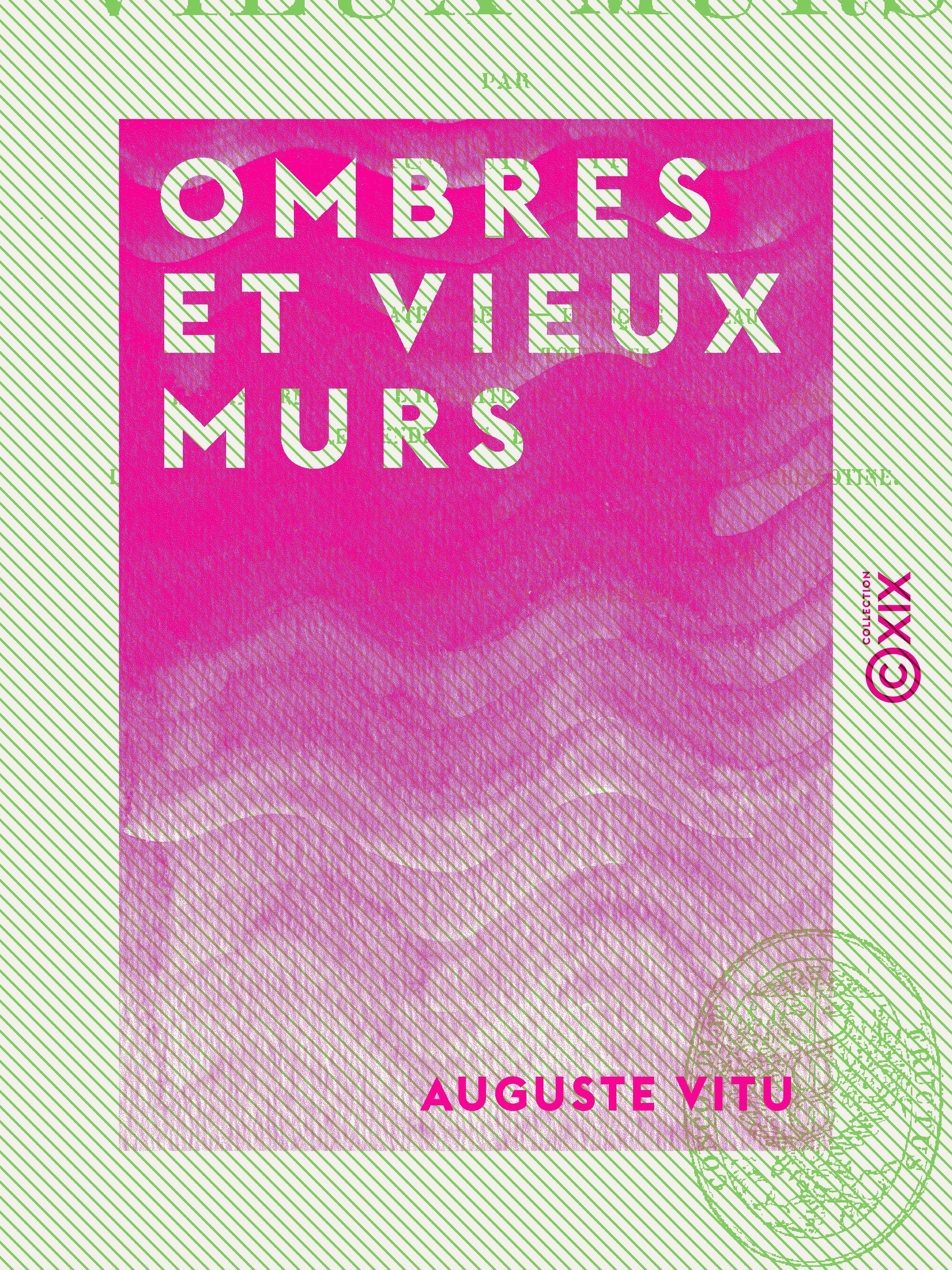 ebook cover of Ombres et vieux murs, by Auguste Vitu