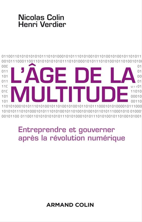 Couverture ebook de L'âge de la multitude - 2e éd., de Nicolas Colin, Henri Verdier
