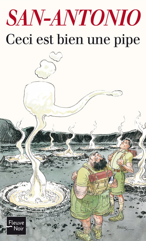 Couverture ebook de Ceci est bien une pipe, de San-Antonio