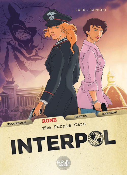 Couverture ebook de Interpol - Volume 3 - Rome - The Purple Cats, de Thilde Barboni
