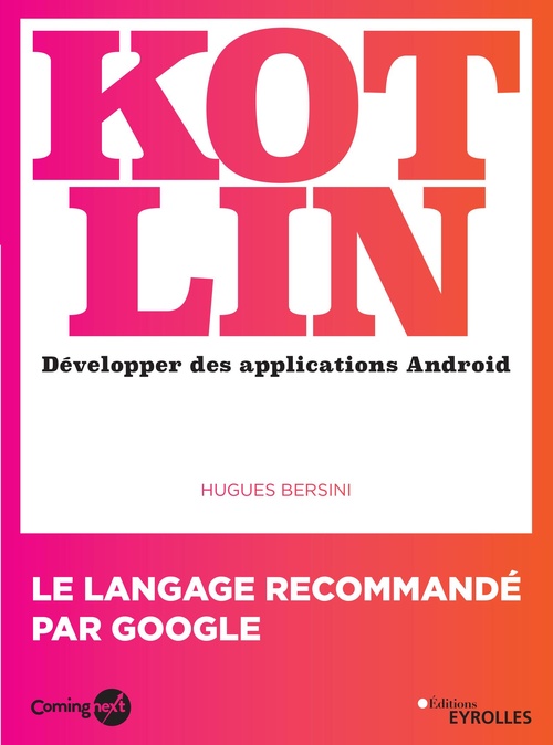 Couverture ebook de Kotlin, de Hugues Bersini
