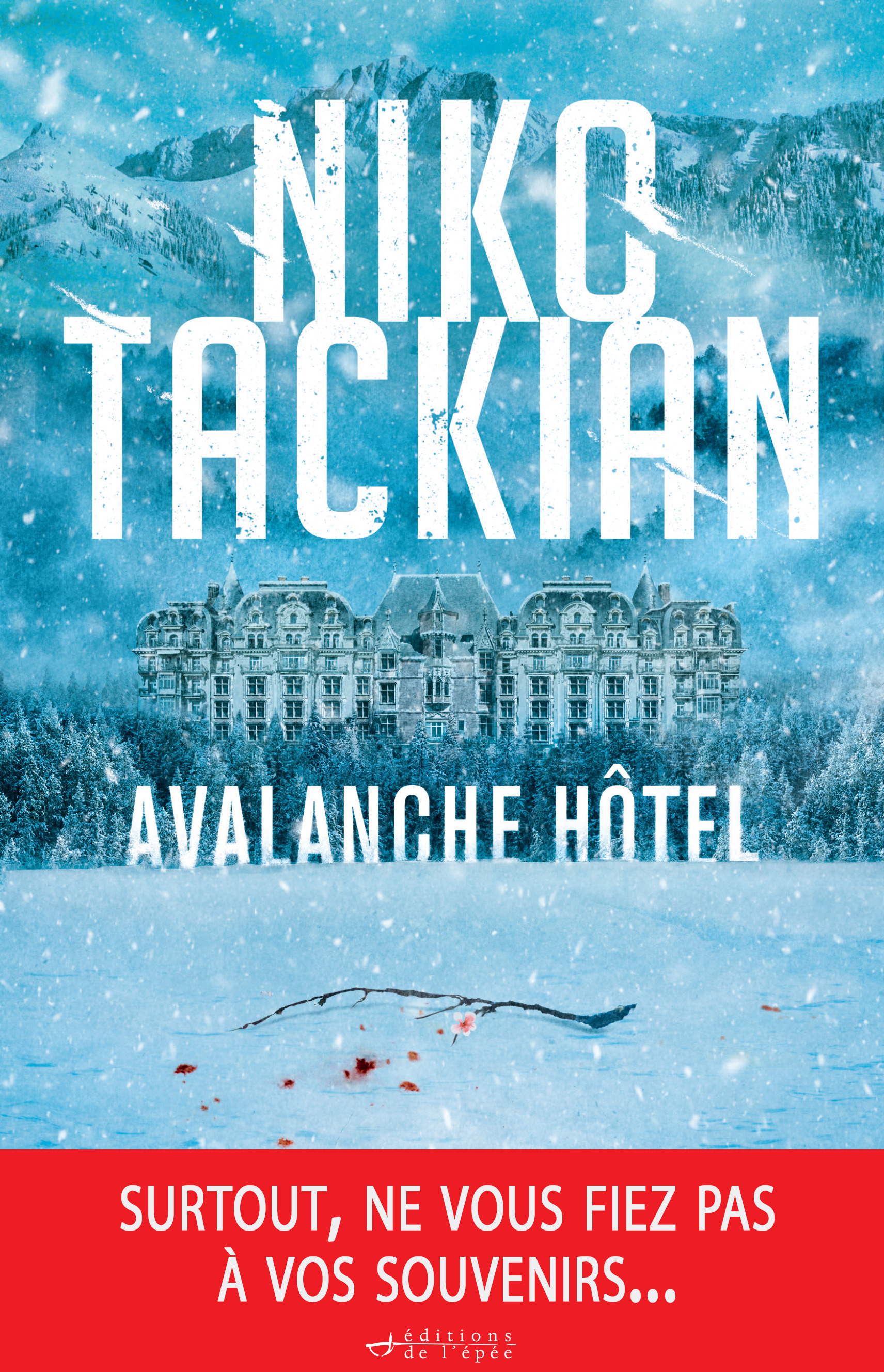 ebook cover of Avalanche Hôtel, by Niko Tackian