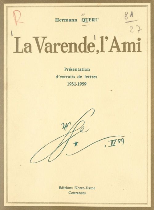 Couverture ebook de La Varende, l'ami, de Jean De La Varende