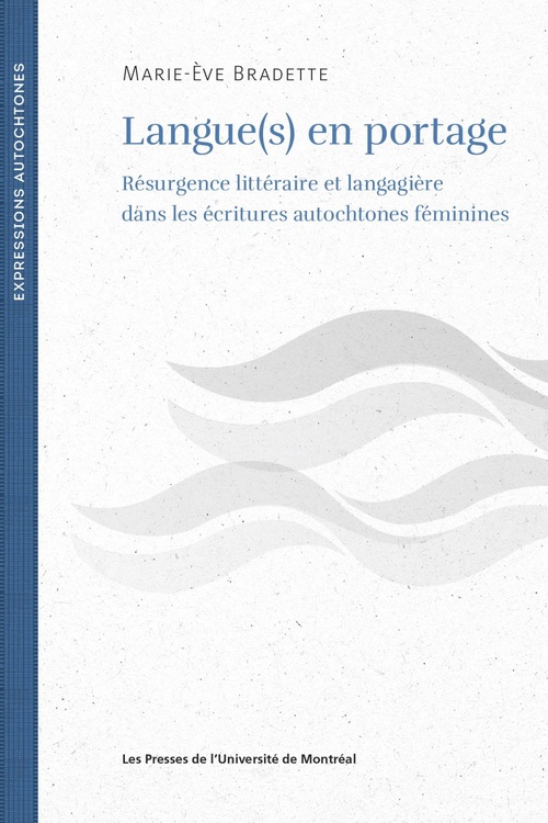 Couverture ebook de Langue(s) en portage, de Marie-Ève Bradette
