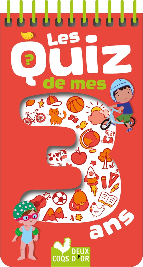 ebook cover of Les quiz de mes 3 ans, by Sophie de Mullenheim
