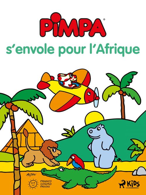 Couverture ebook de Pimpa s´envole pour l´Afrique, de Altan