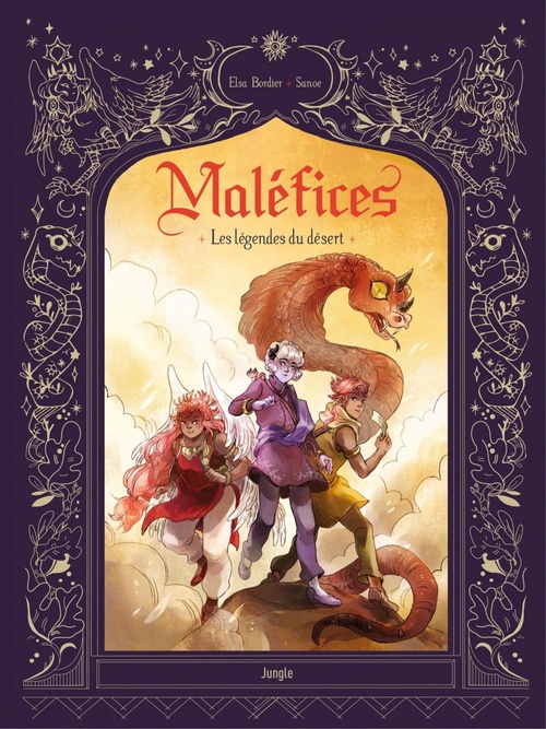 Couverture ebook de Maléfices - Tome 2 - Les légendes du désert, de Elsa Bordier