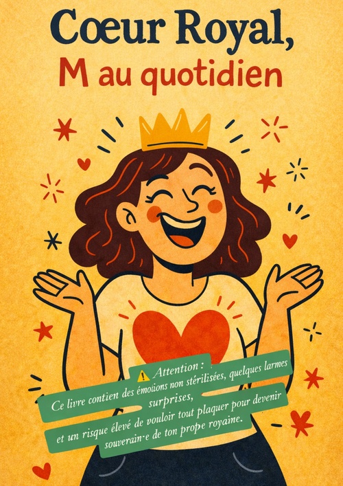Couverture ebook de Coeur royal, M au quotidien, de Marguerite Da Costa