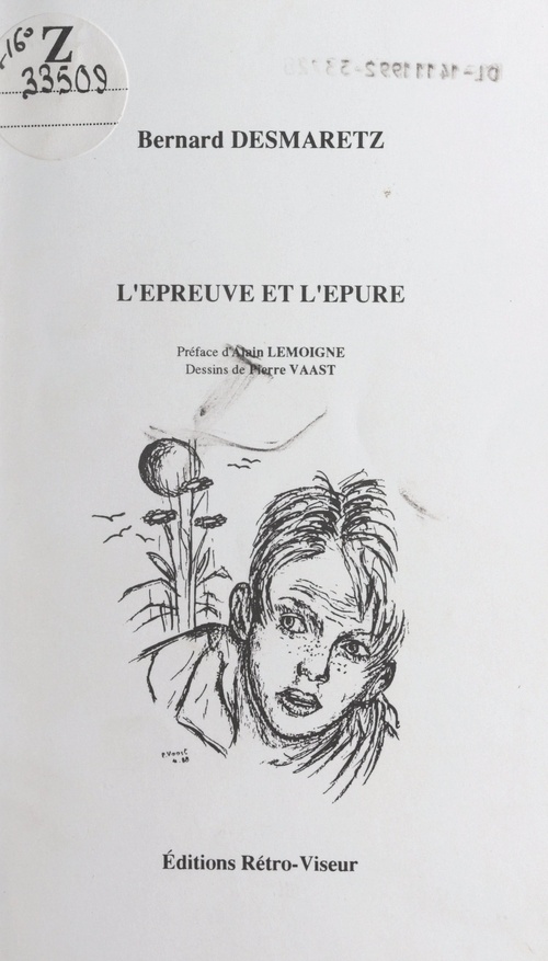 Couverture ebook de L'épreuve et l'épure, de Bernard Desmaretz