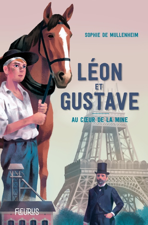 Couverture ebook de Léon et Gustave. Au coeur de la mine, de Sophie de Mullenheim