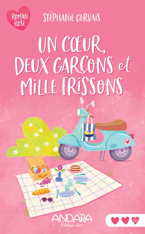 ebook cover of Un coeur, deux garçons et mille frissons, by Stéphanie Gervais