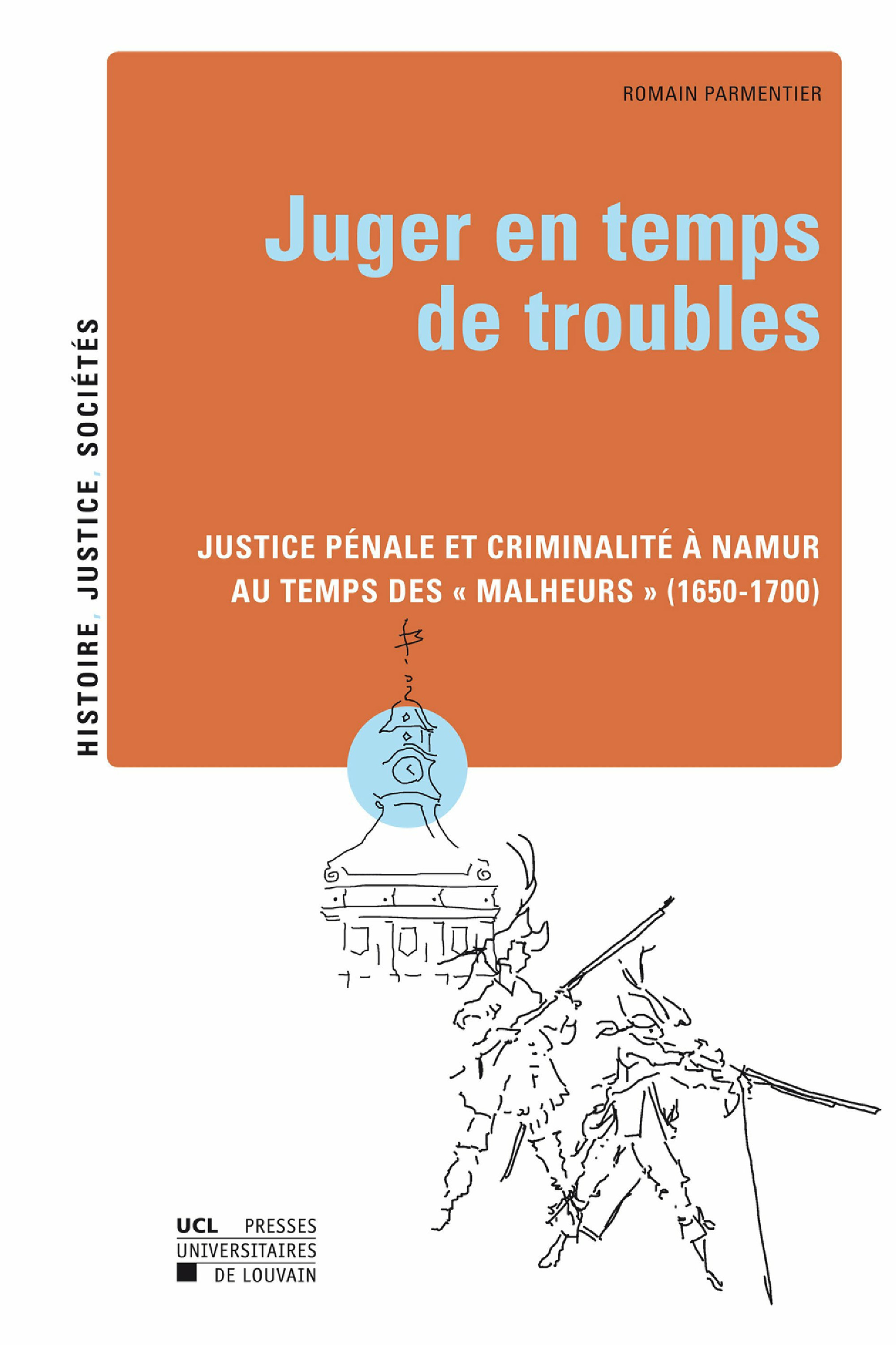 Couverture ebook de Juger en temps de troubles, de Romain Parmentier