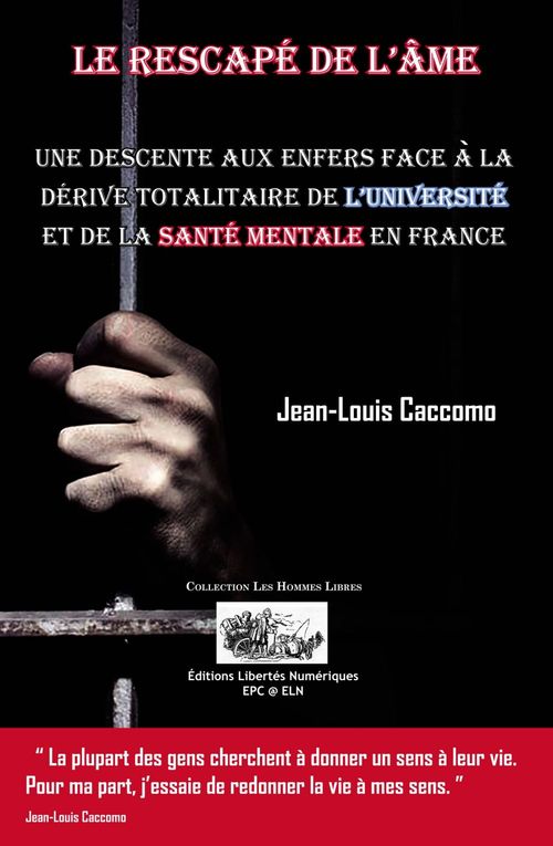 Couverture ebook de LE RESCAPÉ DE L'ÂME, de Jean-Louis Caccomo