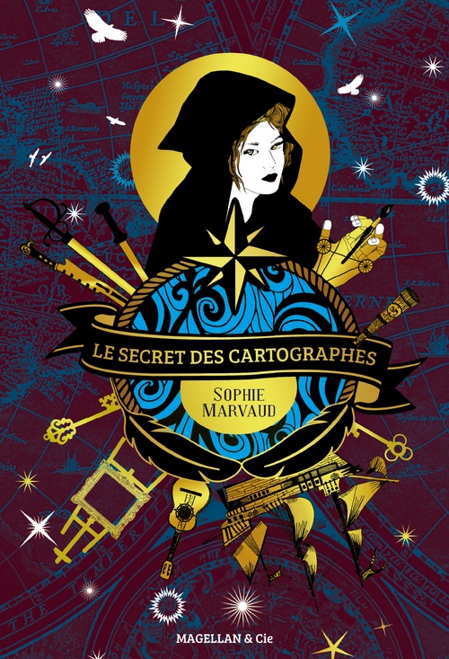 Couverture ebook de Le secret des cartographes, de Sophie Marvaud