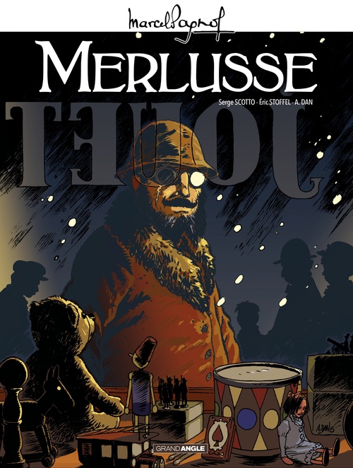 Couverture ebook de Marcel Pagnol en BD : Merlusse, de Éric Stoffel, Serge Scotto