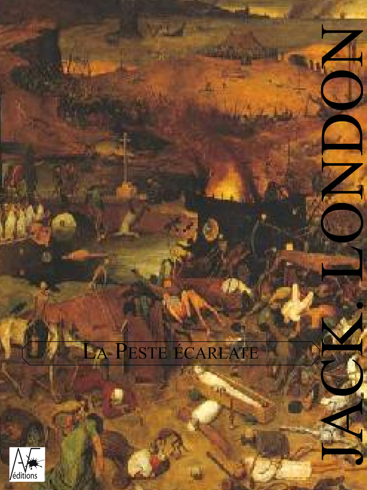 Couverture ebook de La Peste ecarlate, de Jack London