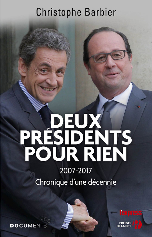 Couverture ebook de Deux présidents pour rien, de Christophe Barbier