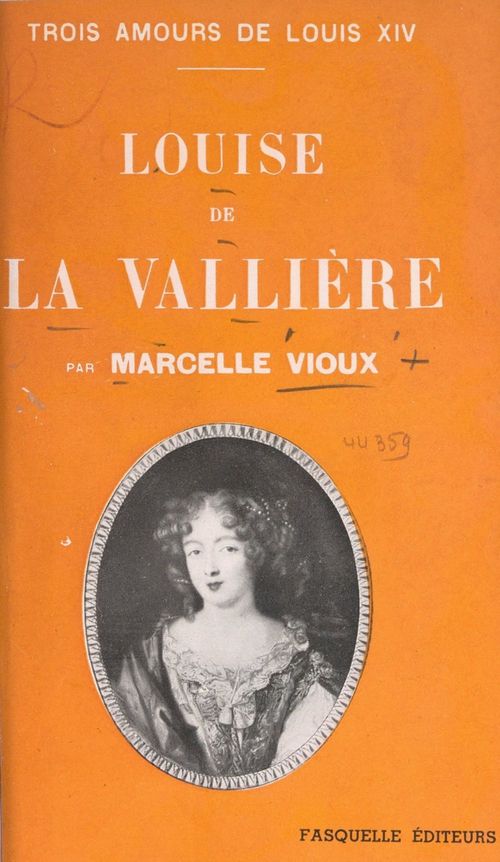 ebook cover of Louise de La Vallière, by Marcelle Vioux