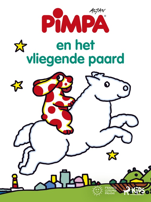 Couverture ebook de Pimpa - Pimpa en het vliegende paard, de Altan