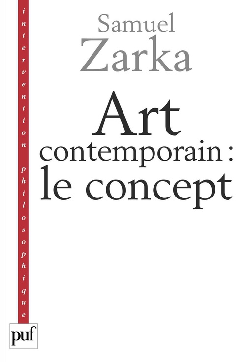 ebook cover of Art contemporain : le concept, by Samuel Zarka