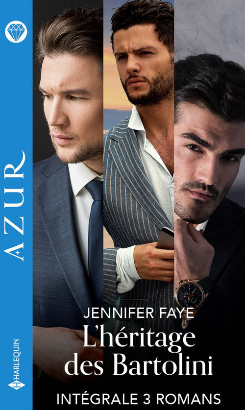 Couverture ebook de Intégrale "L'héritage des Bartolini", de Jennifer Faye