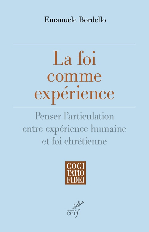 Couverture ebook de La foi comme expérience, de Emanuele OSB cam Bordello