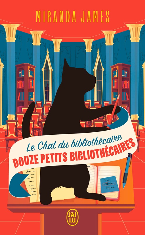 ebook cover of Le Chat du bibliothécaire (Tome 8) - Douze petits bibliothécaires, by Miranda James