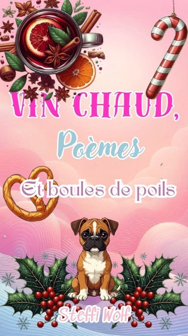 ebook cover of Vin chaud, poèmes et boules de poils, by Steffi Wolf