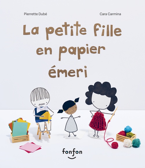 ebook cover of La petite fille en papier émeri, by Pierrette Dubé