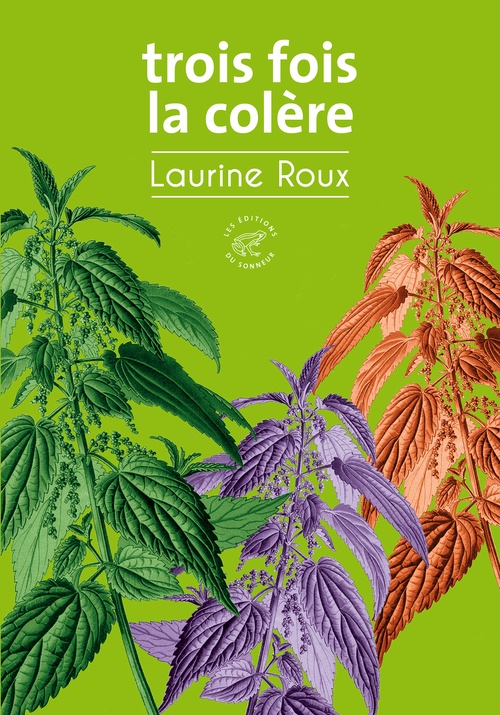Couverture ebook de Trois fois la colère, de Laurine Roux
