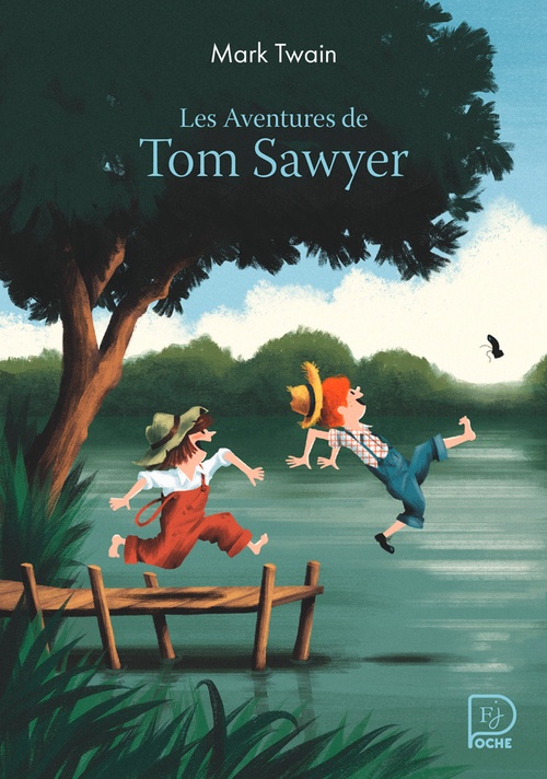 Couverture ebook de Les Aventures de Tom Sawyer, de Mark Twain