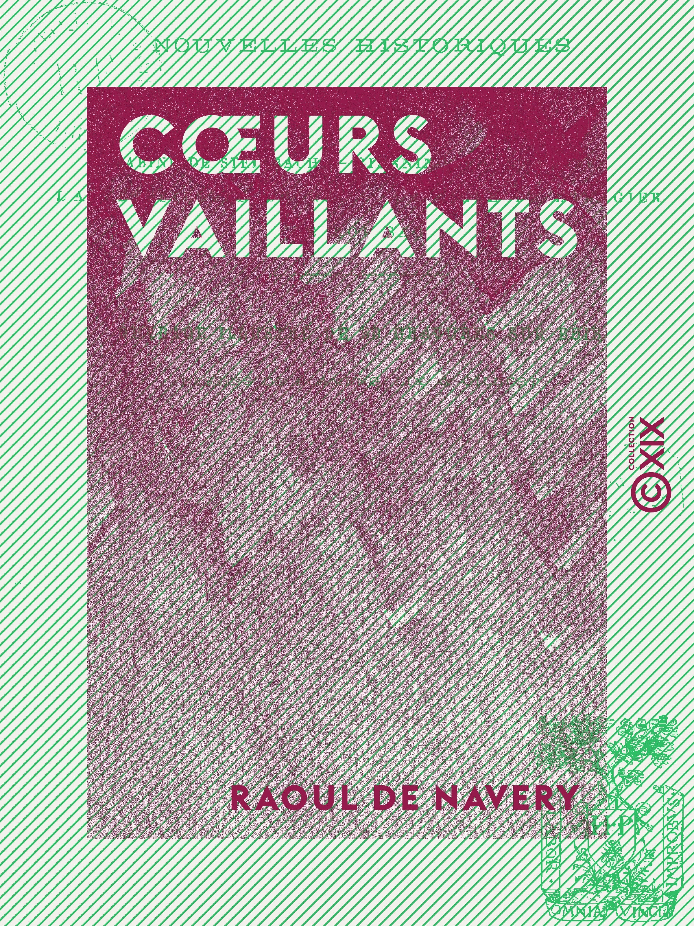 ebook cover of Coeurs vaillants - Nouvelles historiques, by Raoul De Navery