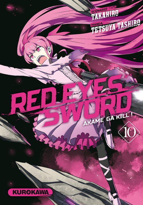 ebook cover of Red Eyes Sword Akame Ga Kill ! - Tome 10, by Takahiro, Tetsuya Tashiro