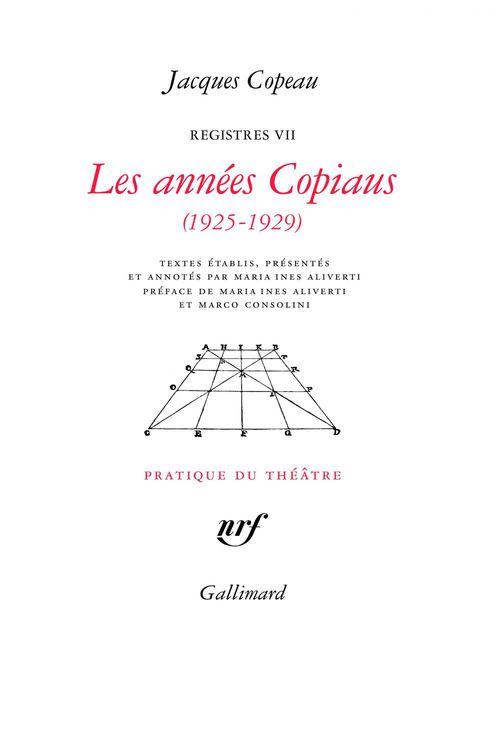 Couverture ebook de Les années Copiaus (1925-1929), de Jacques Copeau