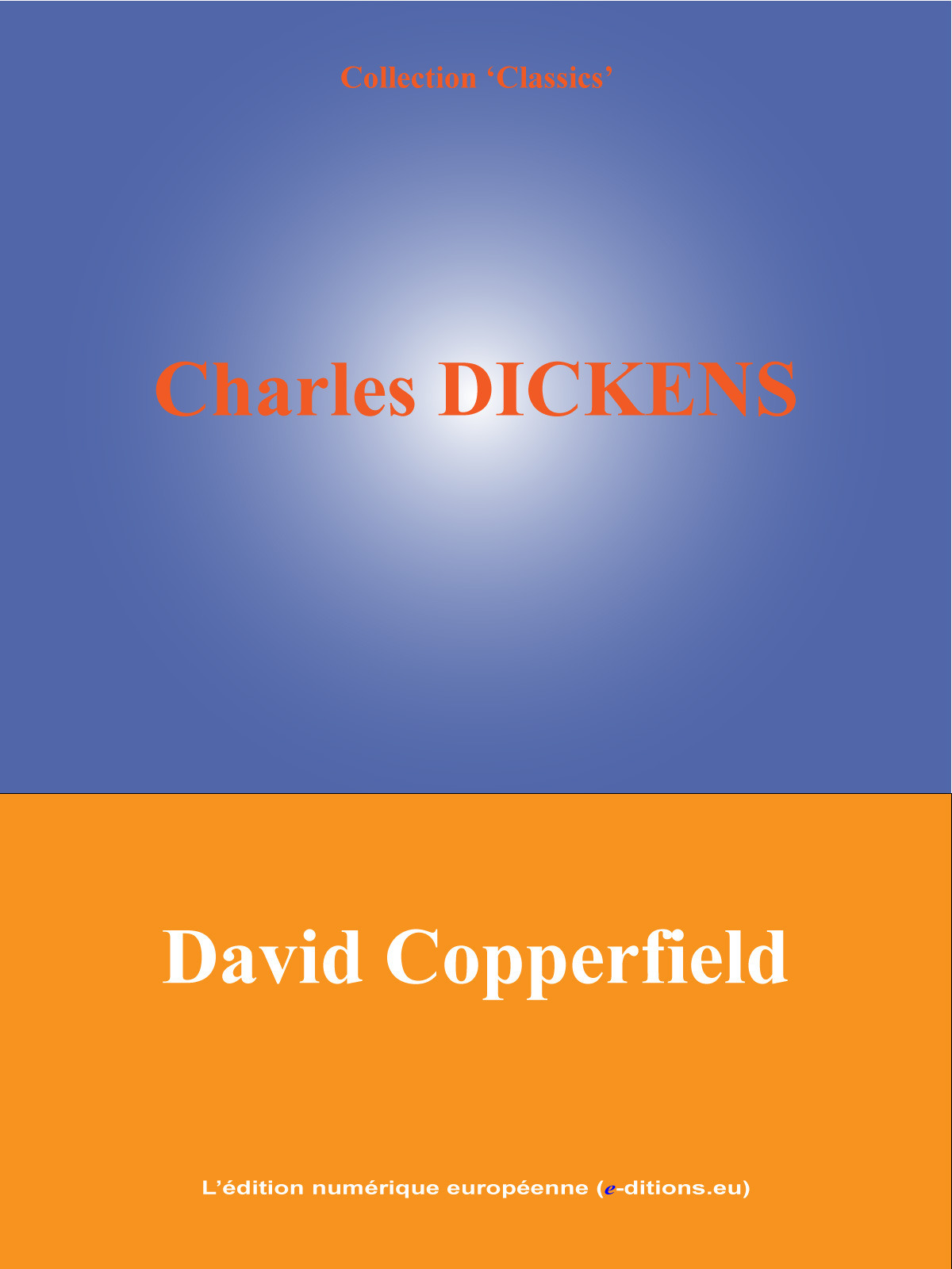 Couverture ebook de David Copperfield, de Charles Dickens