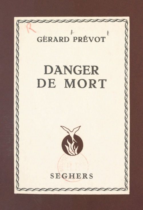 Couverture ebook de Danger de mort, de Gérard Prévot