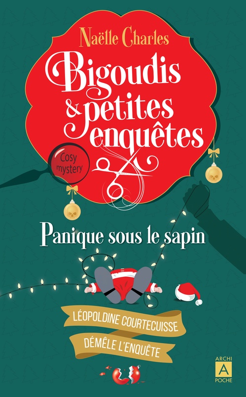 Couverture ebook de Bigoudis et petites enquêtes - Tome 4 Panique sous le sapin, de Naëlle Charles